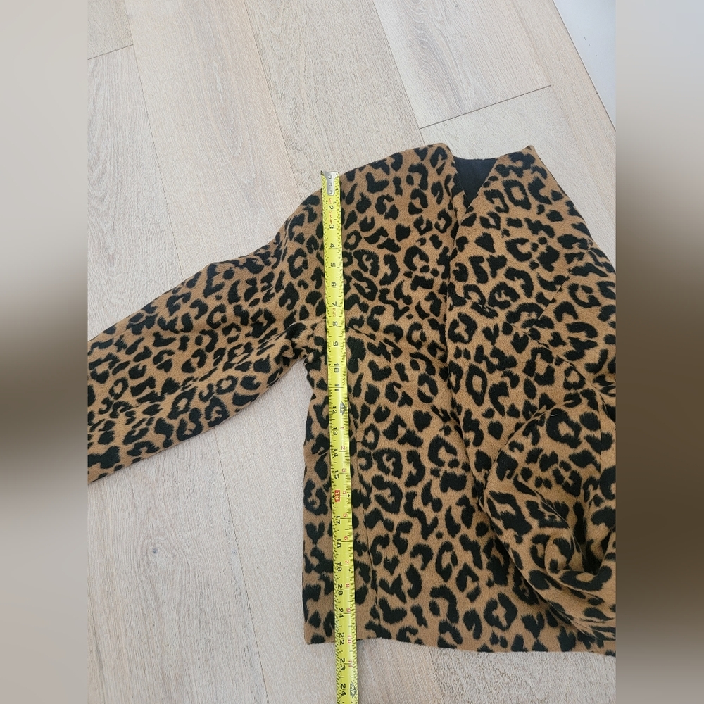 Chico's Tan and Black Leopard Cardigan - Picture 5 of 13